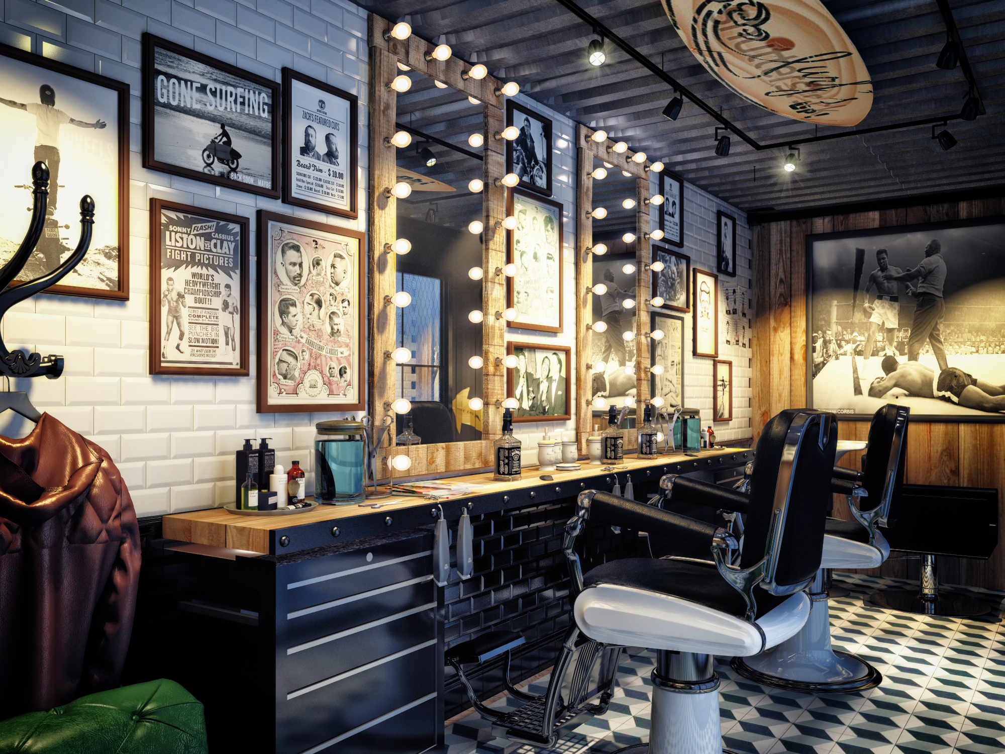 Barber konténer 1